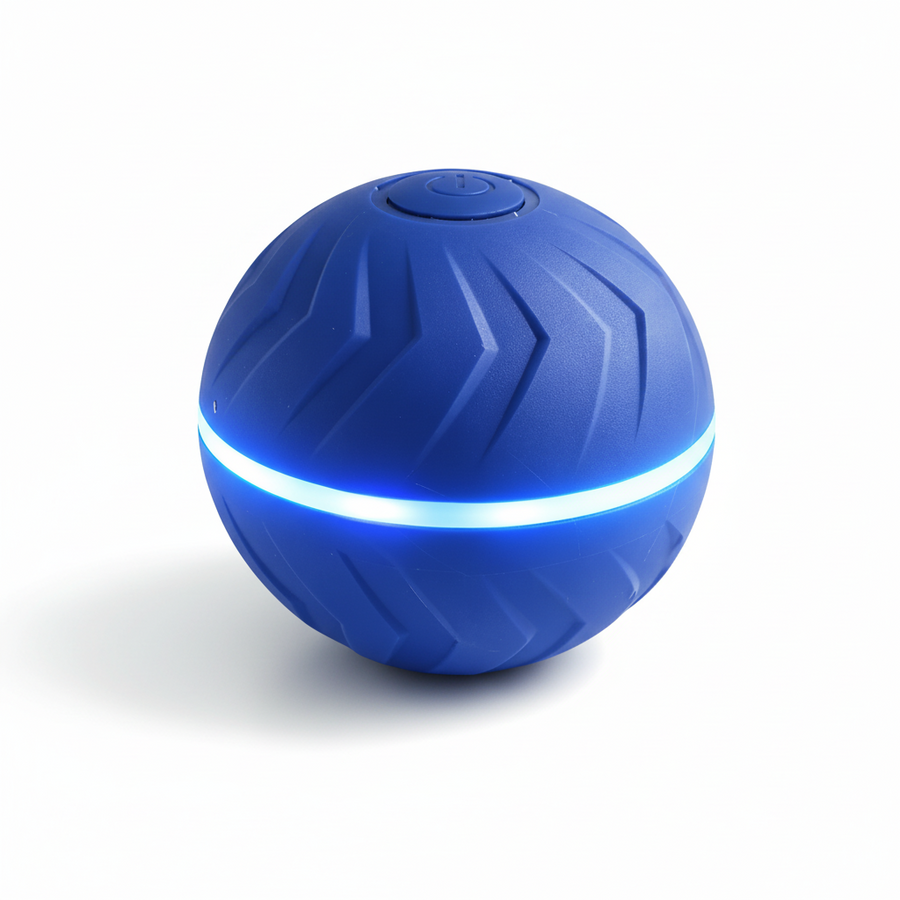 Interaktiv hundeball som beveger seg selv for innelek