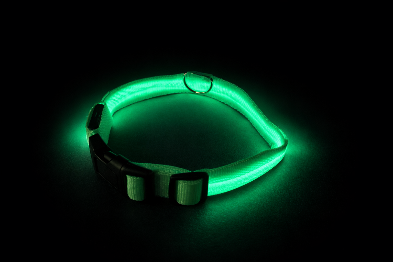 Lysende hundehalsbånd
