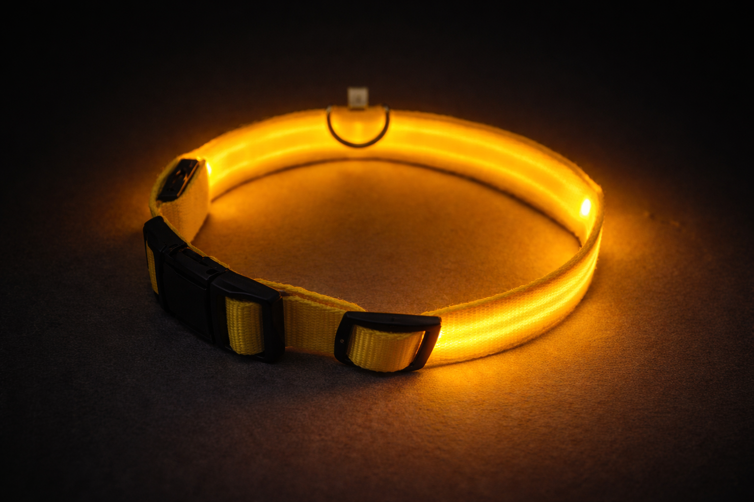 Lysende hundehalsbånd