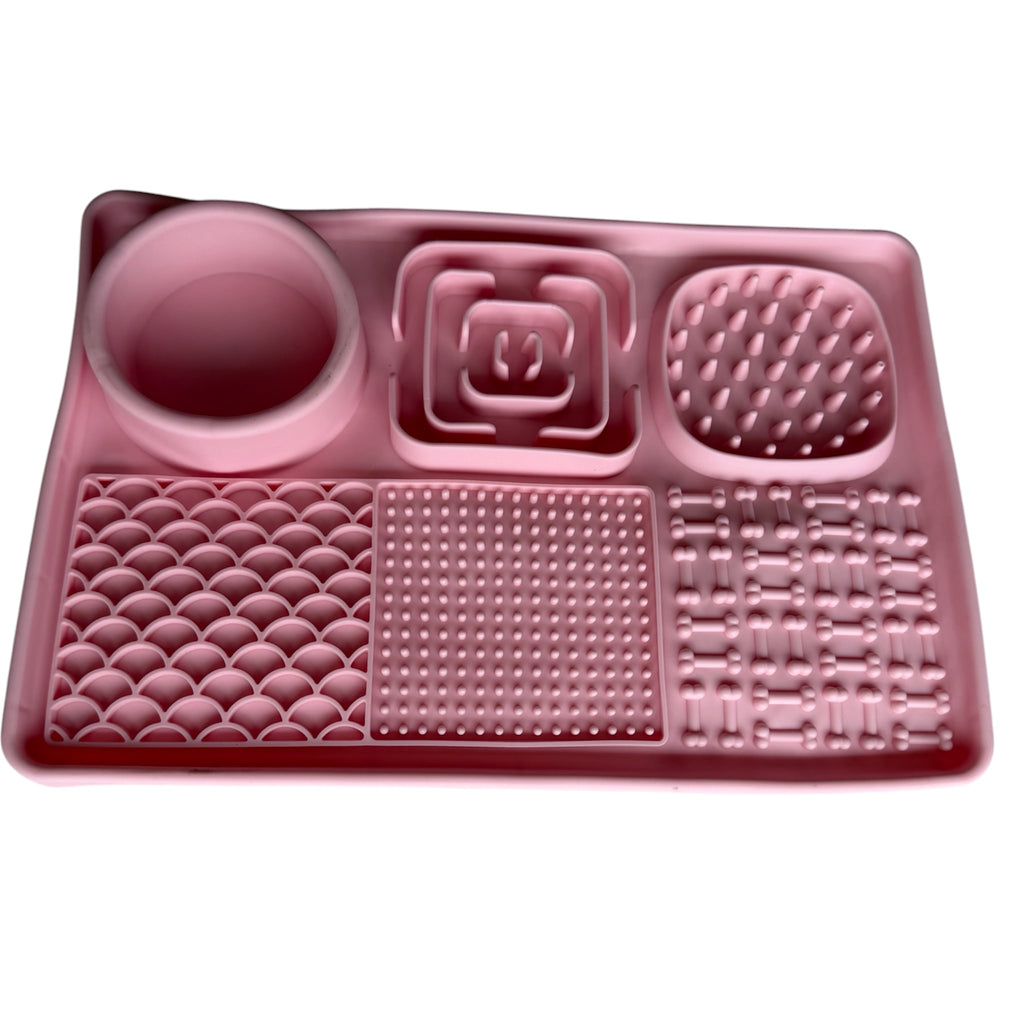Slikkematte for Hund med Sugekopper & Saktefôrer